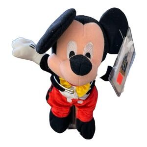 Mickey Mouse Velvet Disney 2000 Bean Bag Plush
